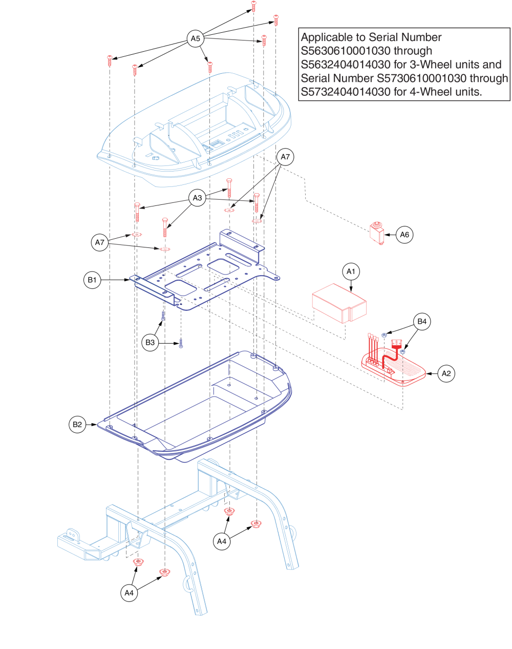 Controller, Version 2, Part 1, S5632404014030 - S5630610001030 parts diagram