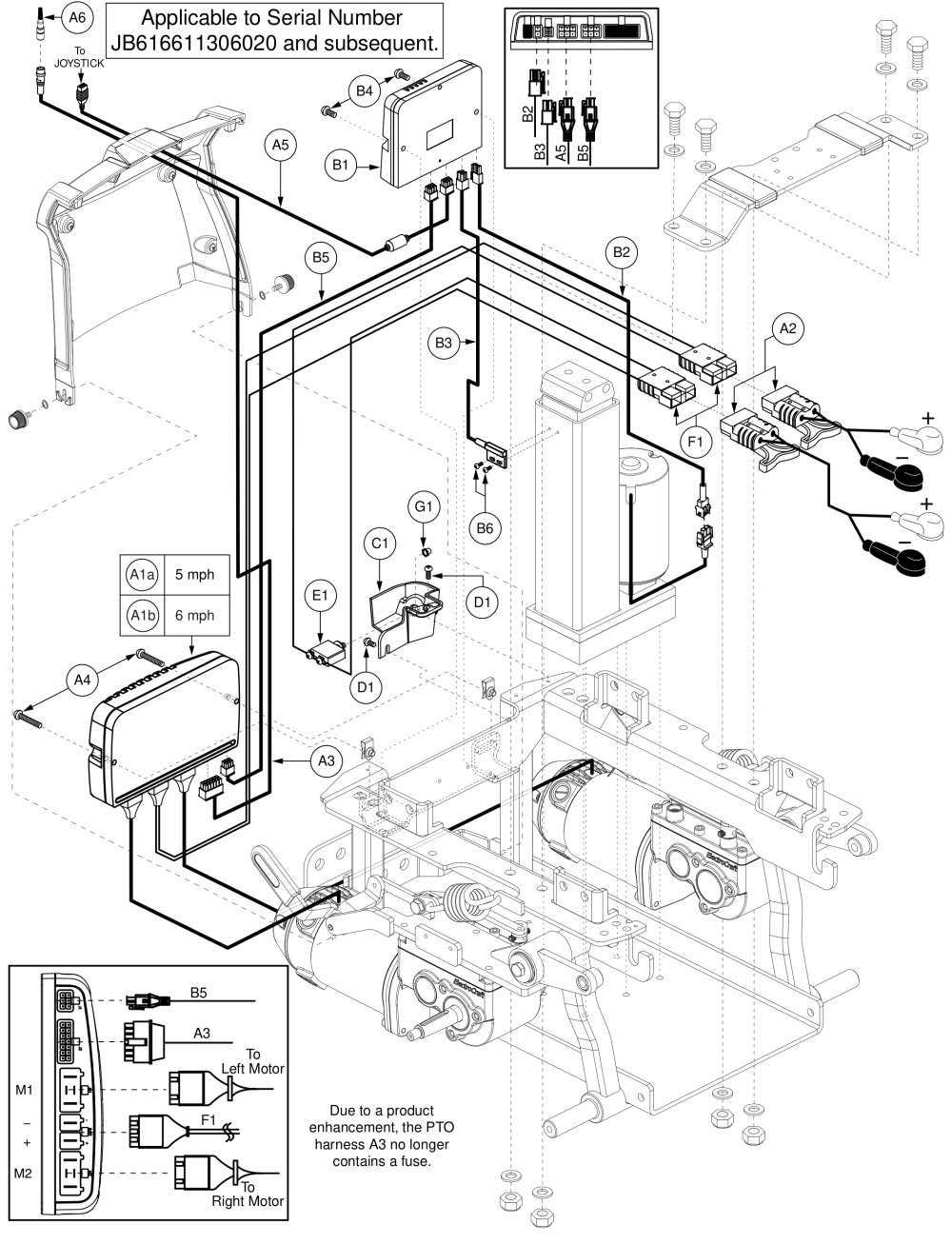 Ne+ Electronics Assy, Power Seat Thru Joystick, Q6 Edge parts diagram