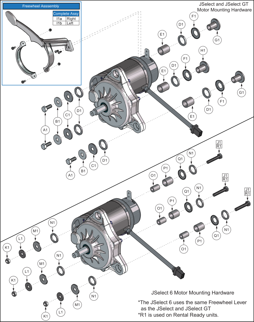 Mounting Hardware parts diagram