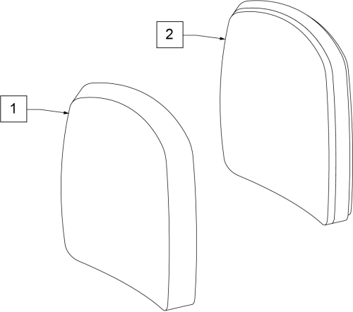 Sedeo Back Cushion parts diagram