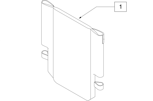 Standard Back Upholstery parts diagram