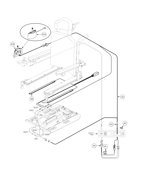 Tb1 Tilt, Remote Plus / Vsi Thru Toggle, Off-board Charger parts diagram