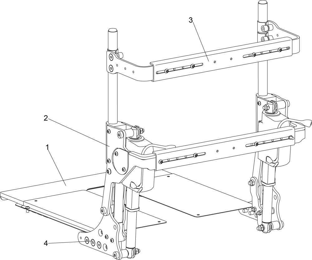 Rehab Anti Shear Pwr Rec Asp For Std Arms parts diagram