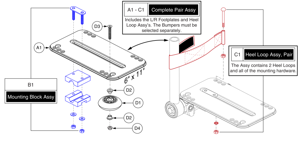 Style #8 Multi-axis Foot Plates, 6