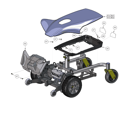 Solid Shroud Assy, Elite Es / Sport Portable parts diagram