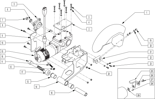 Motor S636/s646 parts diagram