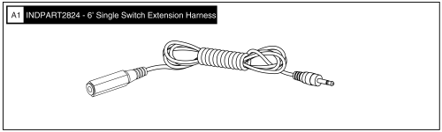 6' Single Switch Extension Harness parts diagram