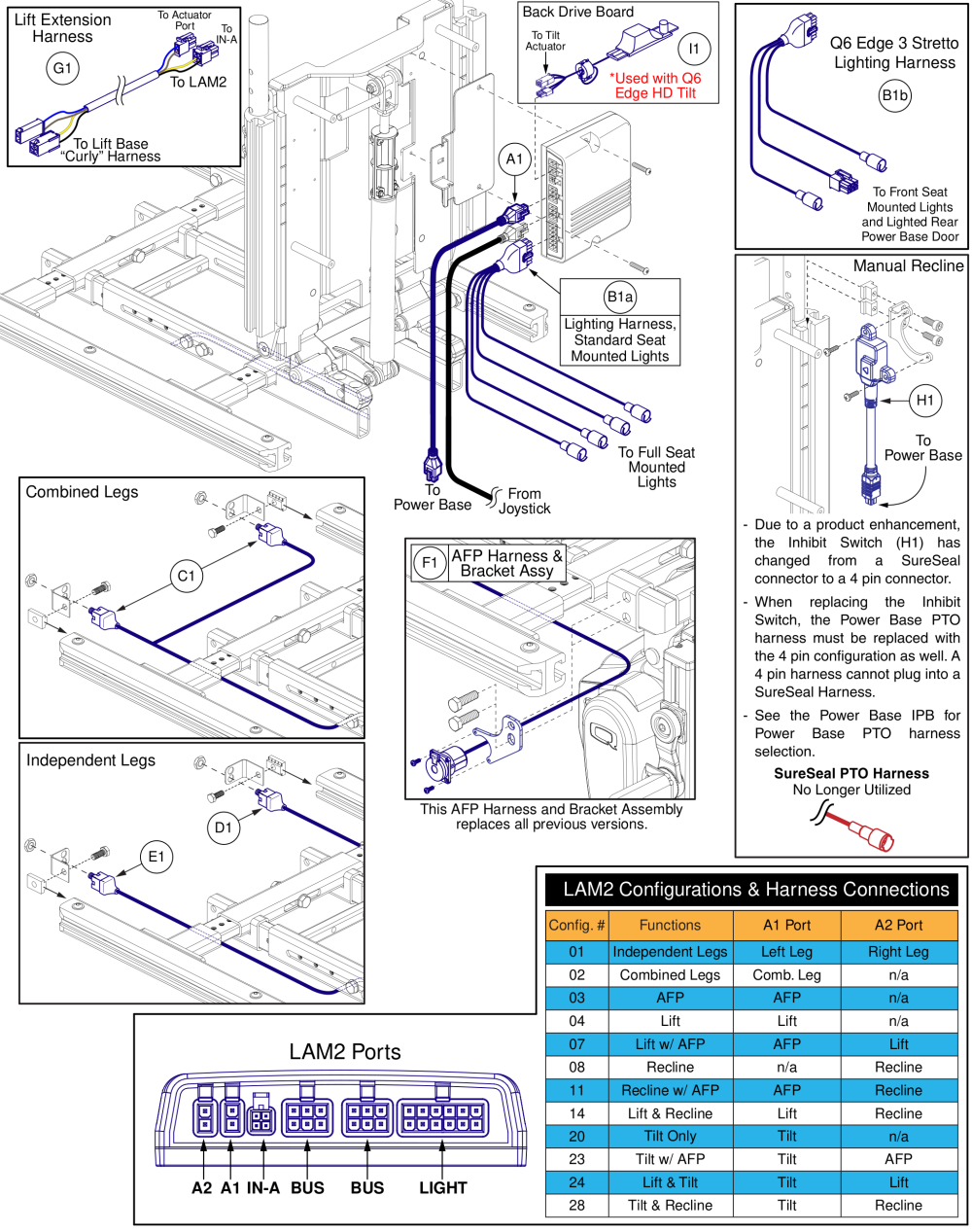 Harnesses, Tb3 W/ Lam2, Ne+/q-logic 2 parts diagram