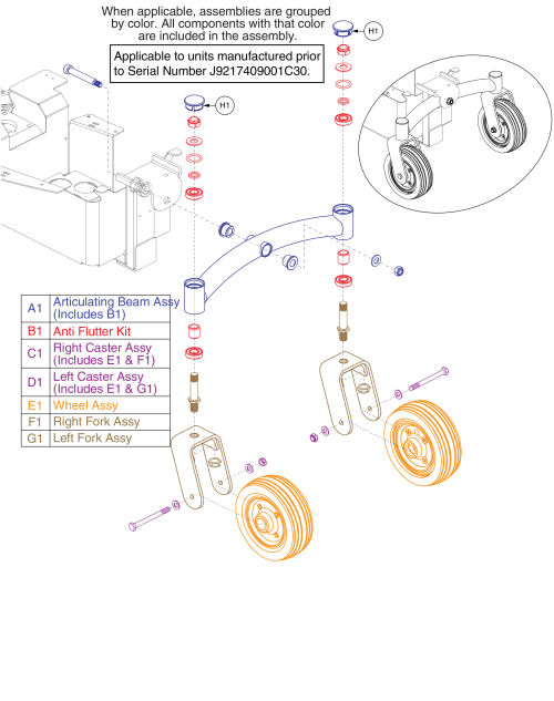 Used Prior To The 174 Day Of 2009, J9217409001c30 parts diagram