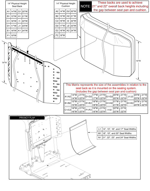 Standard Back And Cushion, 21