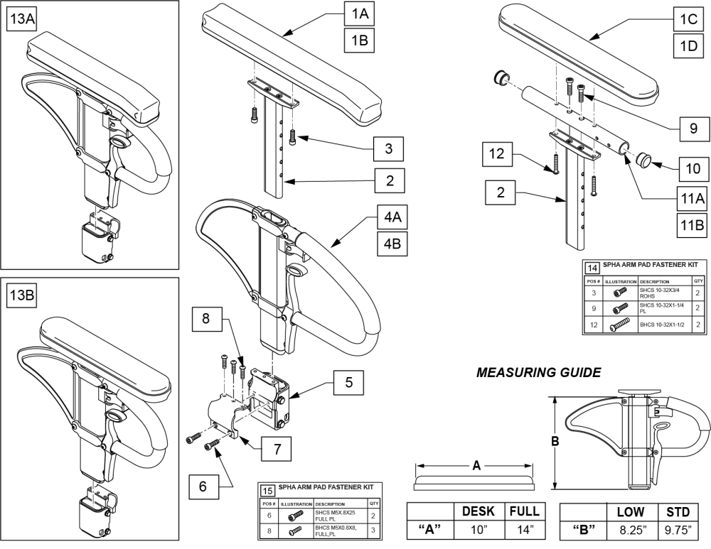 Quickie 7r/7rs Replacement Parts by Quickie