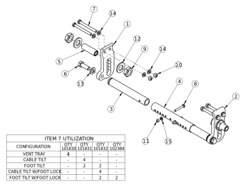 Focus Cr Inverted Axle Plate parts diagram