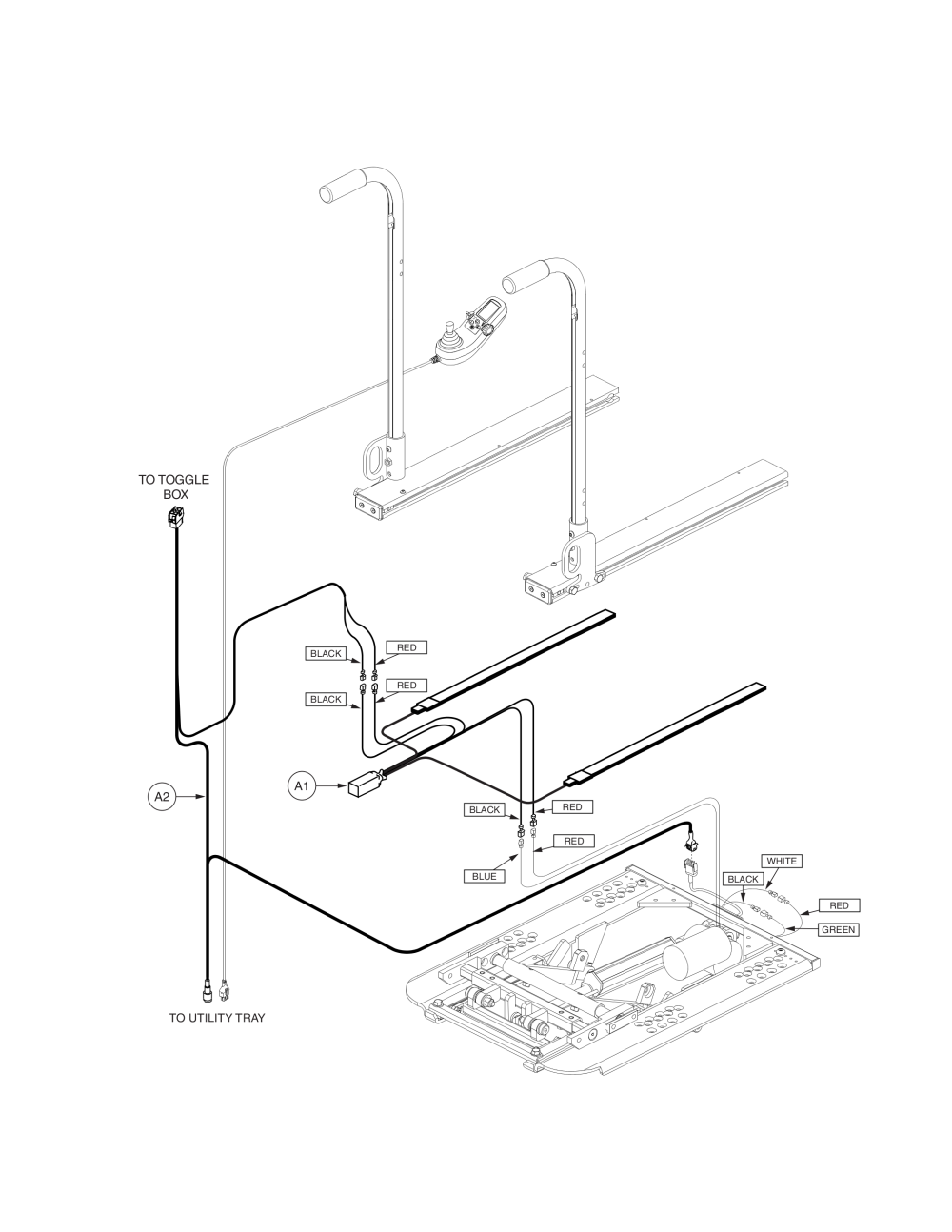 Tb1 Tilt, Ne+ / Q-logic Tilt Thru Toggle parts diagram