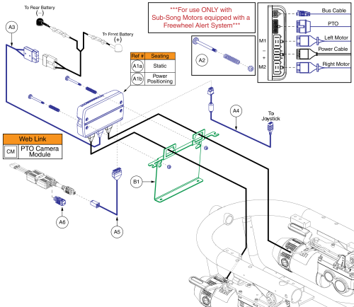 Ne+ Electronics, Static / Power Positioning, Pto Qbc, Sub-song Motors - J6 Va parts diagram
