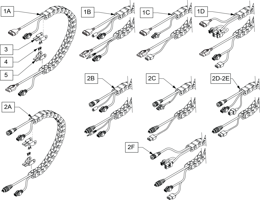 Track Wiring S/n Prefix Qm710b, Qm715b & Qm720b And Qm710c, Qm715c & Qm720c parts diagram