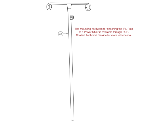 I.v. Pole parts diagram