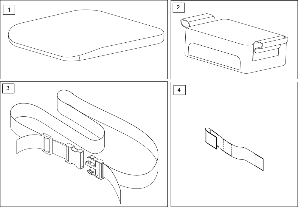 Upholstery parts diagram