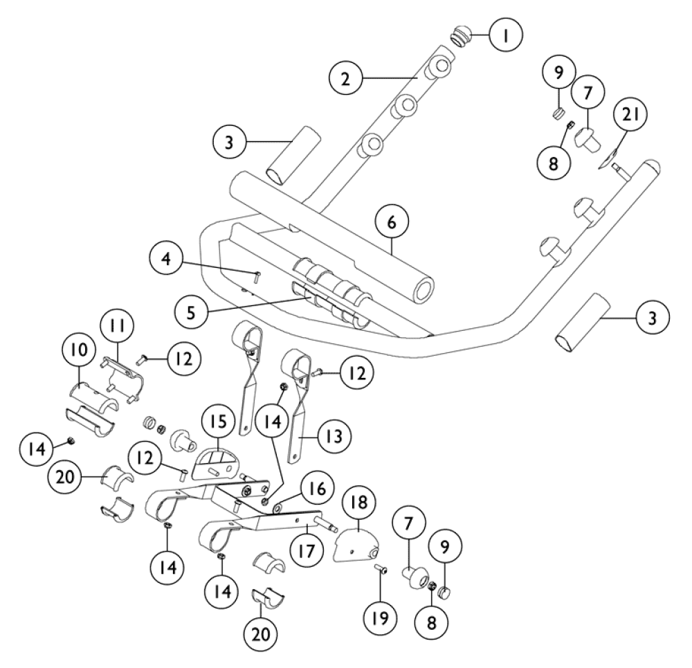 Arm / Horm Assembly (before 7/2/10) parts diagram