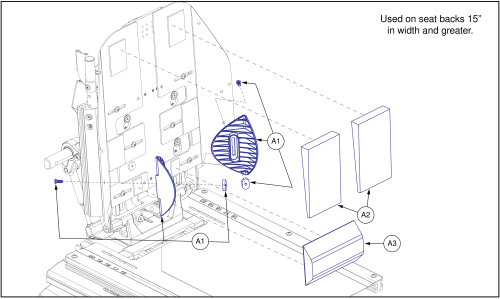 Tru-comfort Bolsters And Supports, Tb3 Backs, Synergy / Bariatric Tilt Seating parts diagram