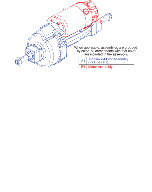 Motor Assembly, Revo 2.0 parts diagram