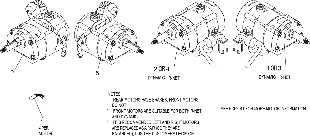 Motor Spares X8 parts diagram