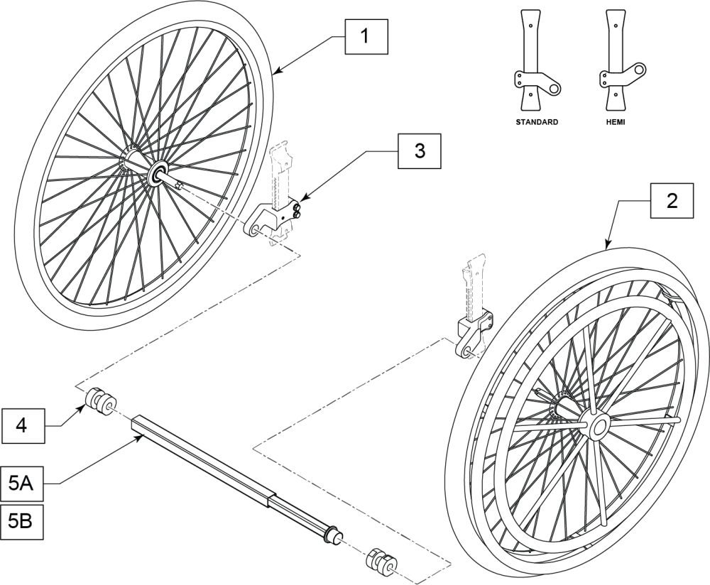 Quickie Qx/Qxi Replacement Parts by Quickie