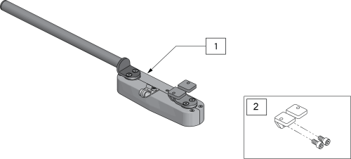 Retractable Joystick Mount parts diagram