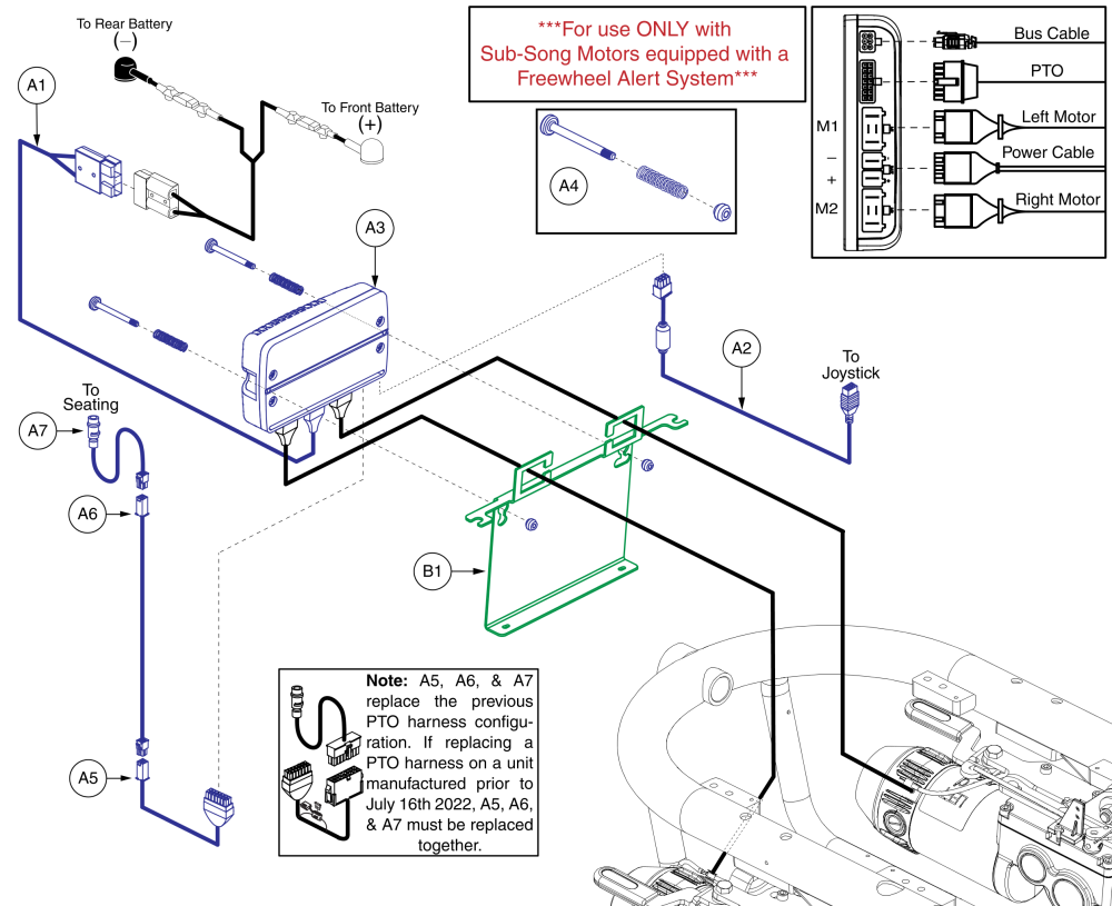 Ne Electronics, Tilt Thru Toggle, Sub-song Motors - J6 Va parts diagram