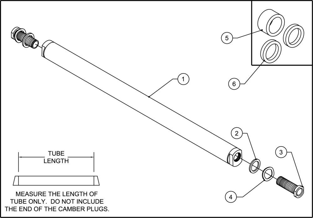 1) Camber Tube parts diagram