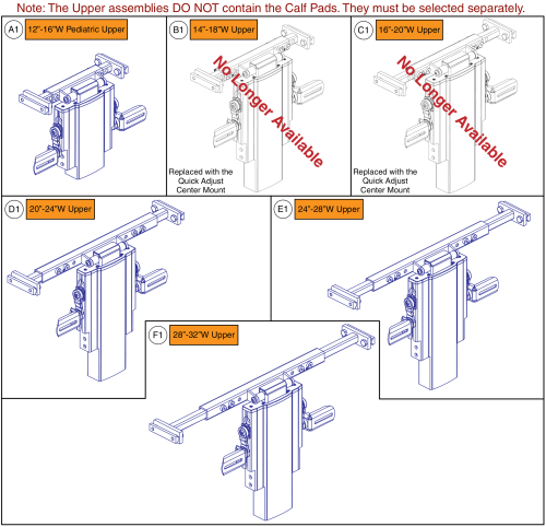 Center Mount Foot Platform - Complete Upper Assy's, Tb2 & Synergy parts diagram