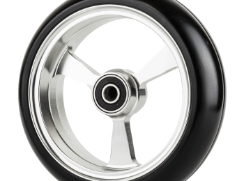 5 x 1 1/2 Aluminum Soft Roll Wheelchair Caster