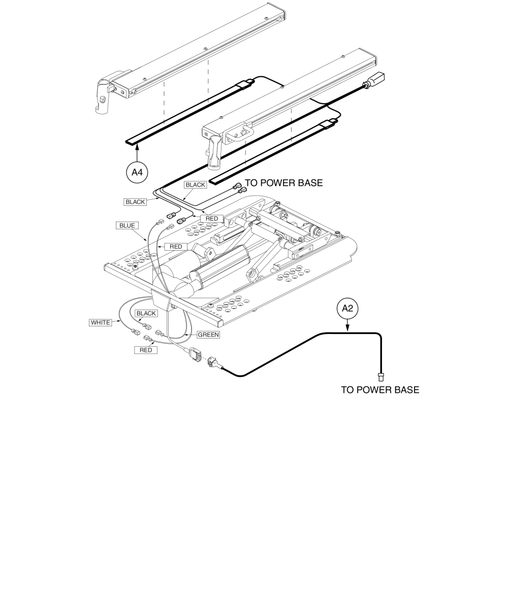 Tb1 Tilt, Vr2 Thru Joystick parts diagram