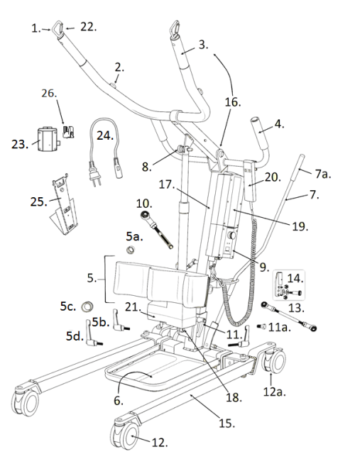 Replacement Parts parts diagram