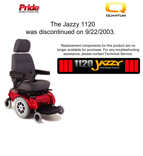 Jazzy 1120 - J07 parts diagram