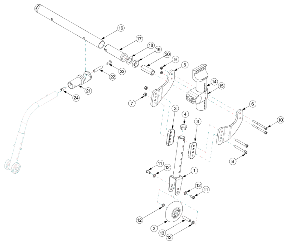 Rigid Transit Wheels parts diagram