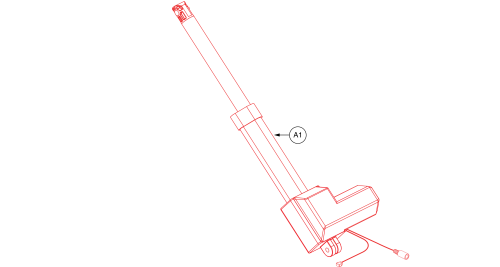 Dual Lead Actuator (okin), Mot152486 parts diagram