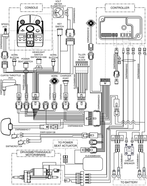 Power Seat , S-drive Electrical System Diagram parts diagram