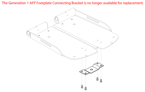 Gen. 1 Power Afp Foot Plate Connecting Bracket parts diagram