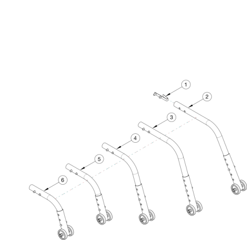 Catalyst Rear Anti-tip parts diagram