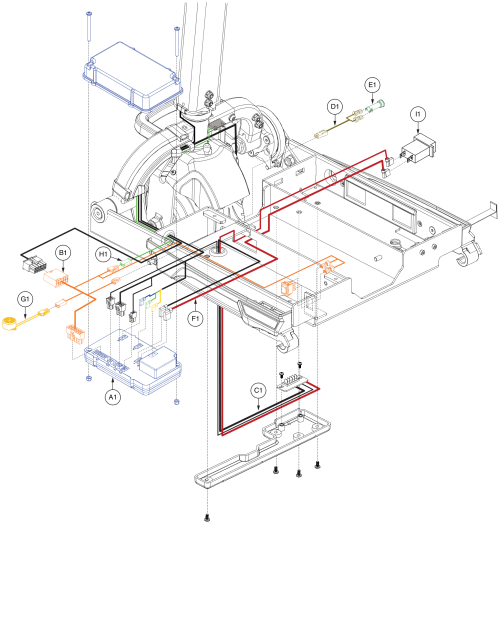 Controller parts diagram