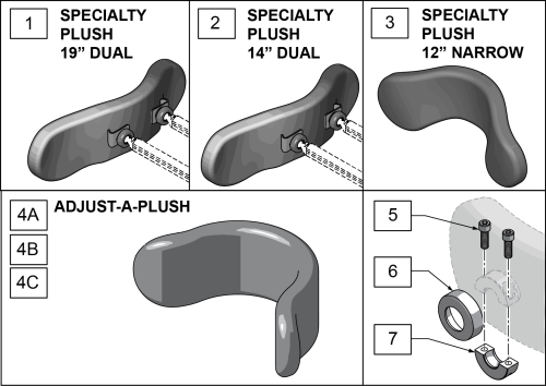 Specialty Plush Replacement Foam And Covers parts diagram