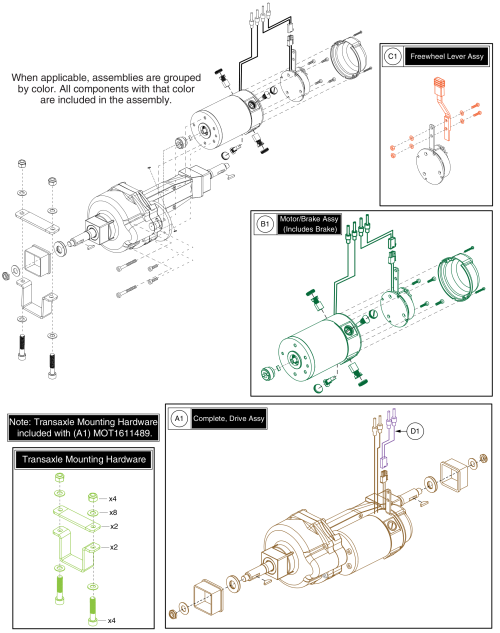 Models S710lxcr1008 / S710lxtb1006 And Subsequent parts diagram