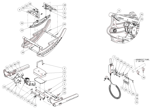 (discontinued 1) Focus Cr Power Tilt parts diagram