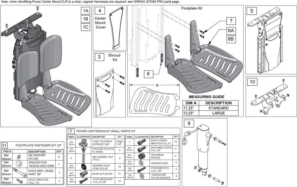 Power Center Mount Mechanical Ext Elr Parts parts diagram