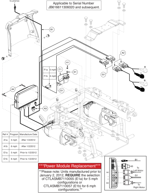 Q-logic Electronics Assy, Q6 Edge parts diagram