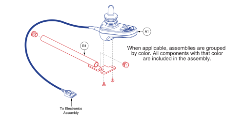 Gc3 Joystick Assy parts diagram