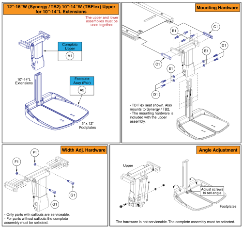 Basic Center Mount, 12-16