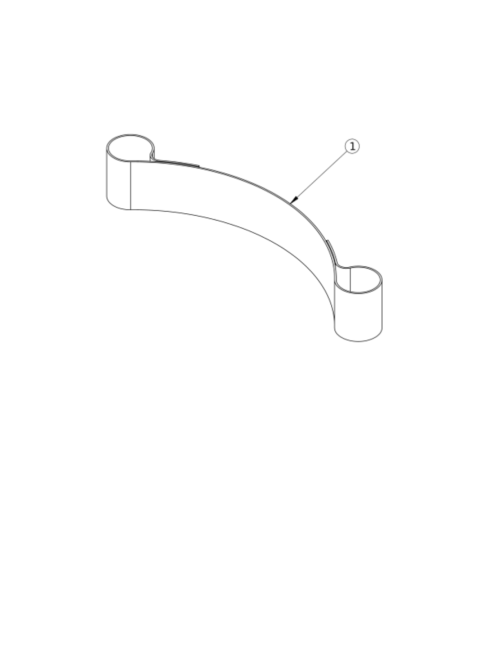 Hook And Loop Adjustable Calf Strap parts diagram