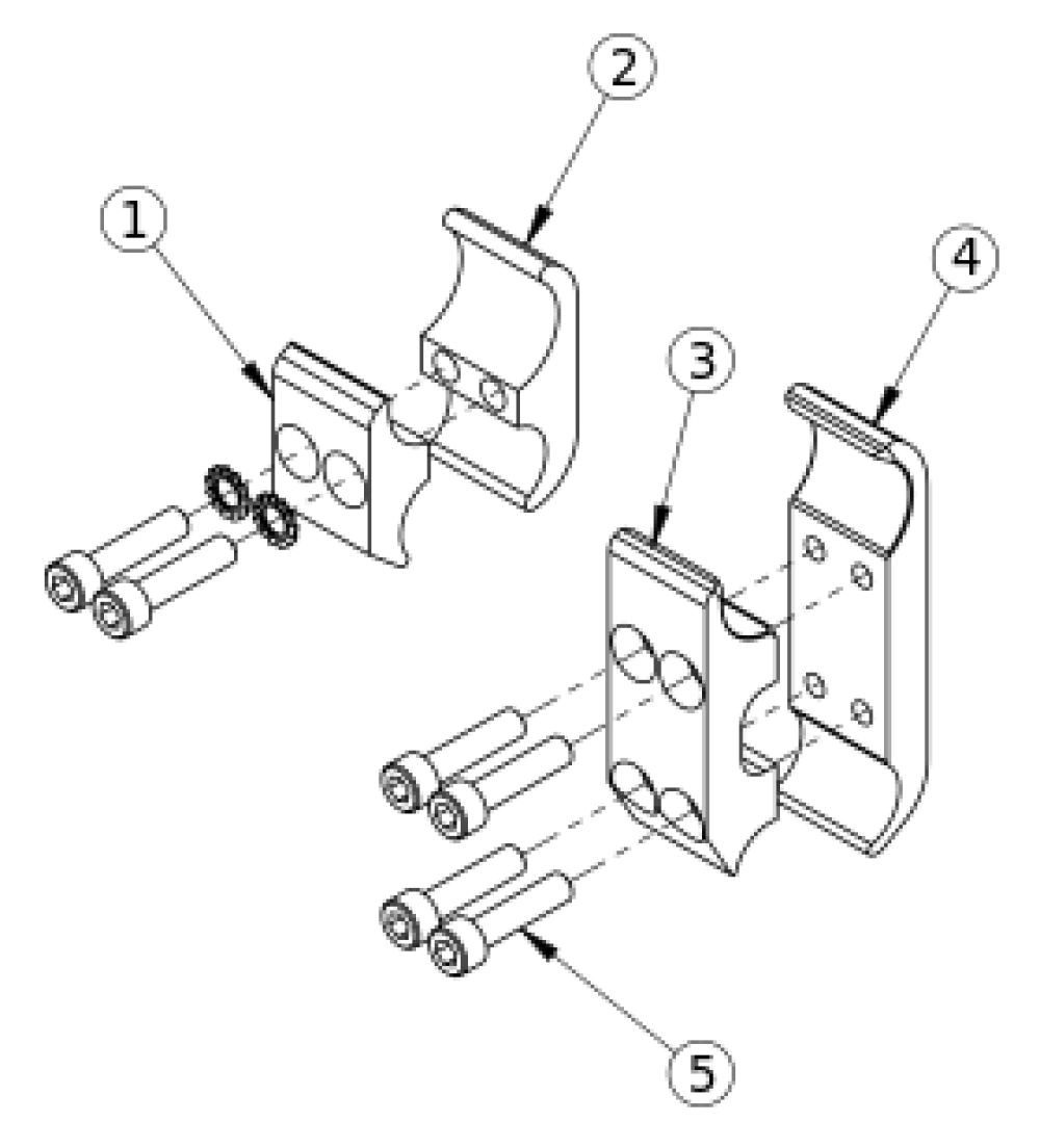 Catalyst E Wheel Locks - Clamps parts diagram