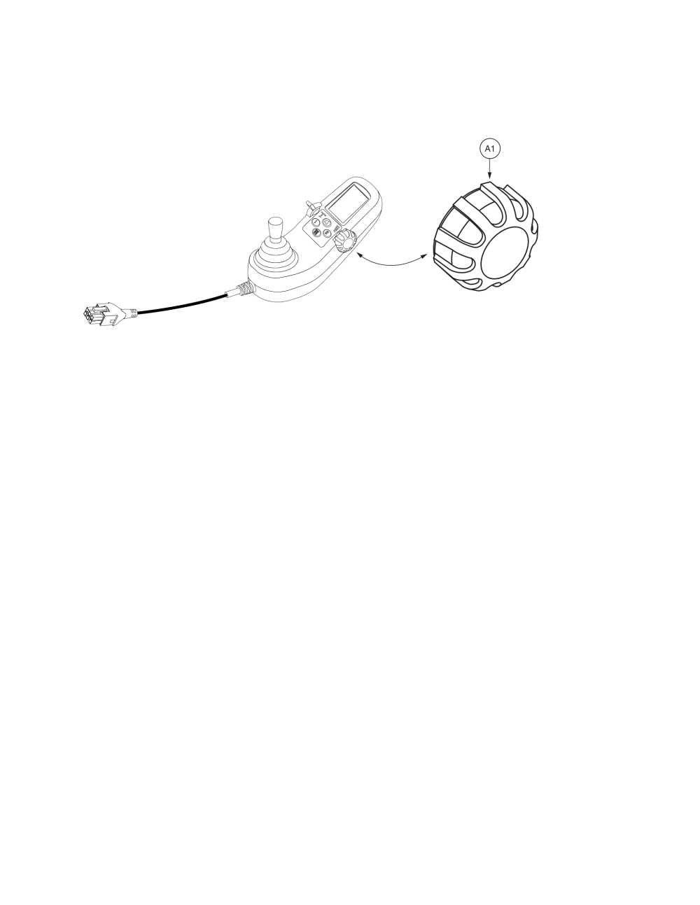 Q-logic 1 Speed Knob Replacement parts diagram